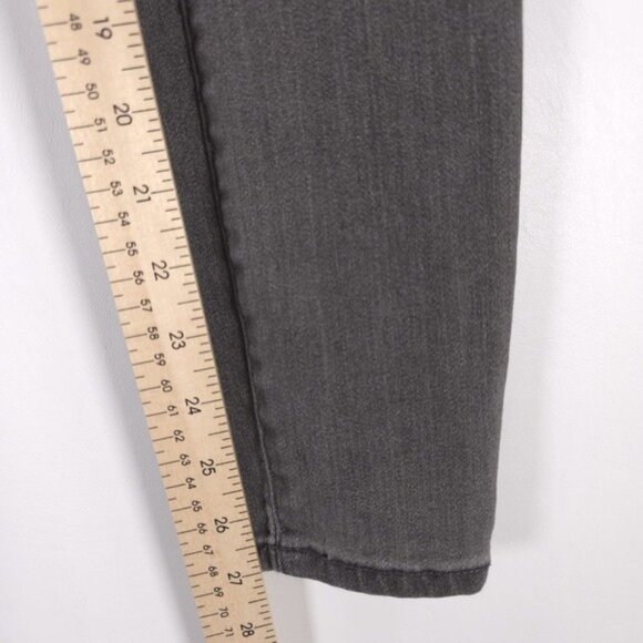 ANTHROPOLOGIE PILCRO Women’s Mid Rise Jeans Black Skinny No Size Tag 27 - Picture 8 of 12